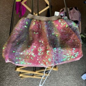 H&M Multicolor Sequin Skirt
